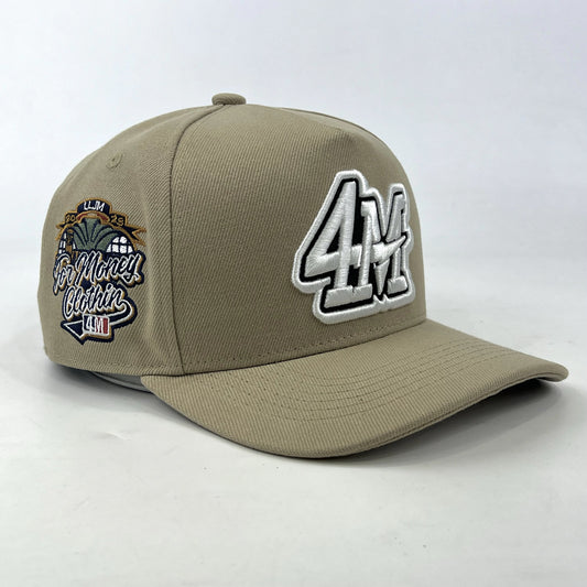 Beige 4M Snapback
